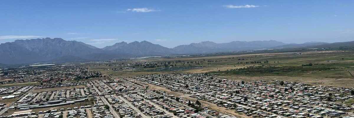 Flugwegposition um 11:14:08: Aufgenommen in der Nähe von Breede Valley, Südafrika in 307 Meter